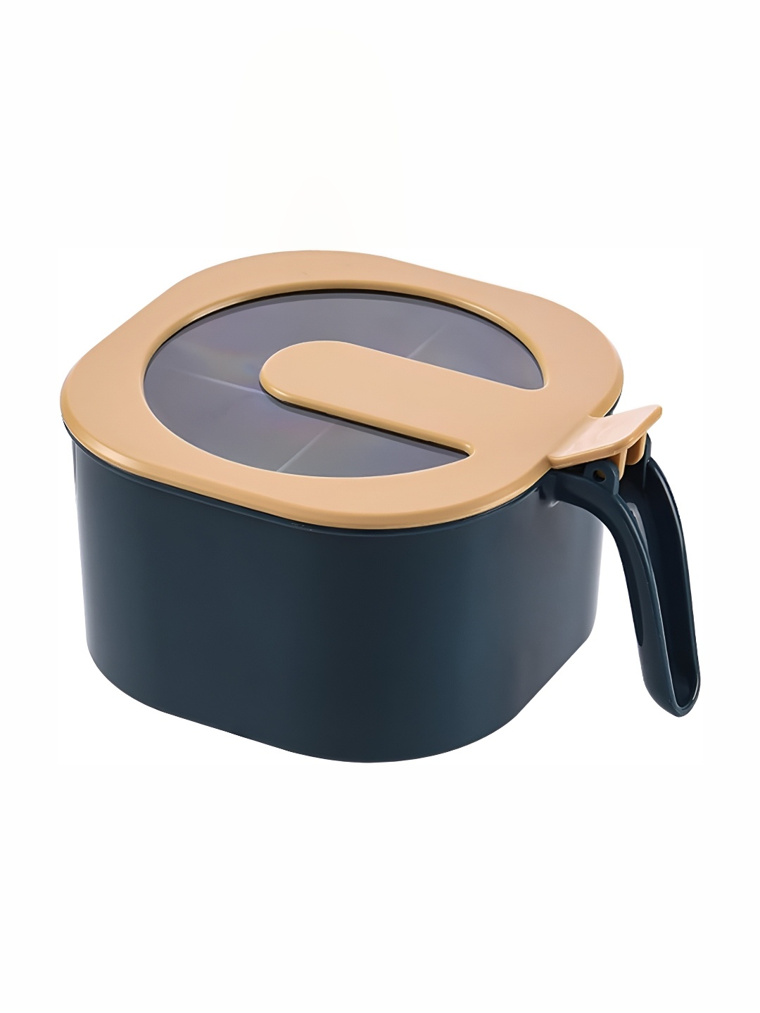 

Baskety Blue & Brown Easy to Clean Spice Box