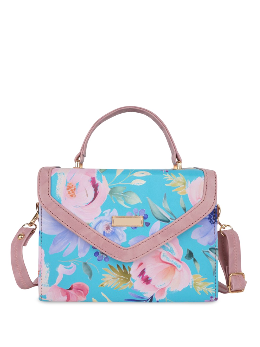 

ROMOFY Sling Bag with Tasselled, Blue