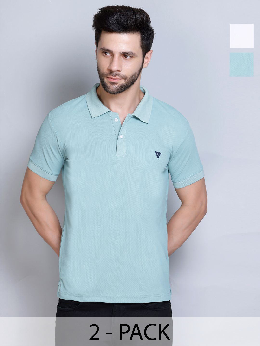 

Deefab Men 2 T-shirt, Blue