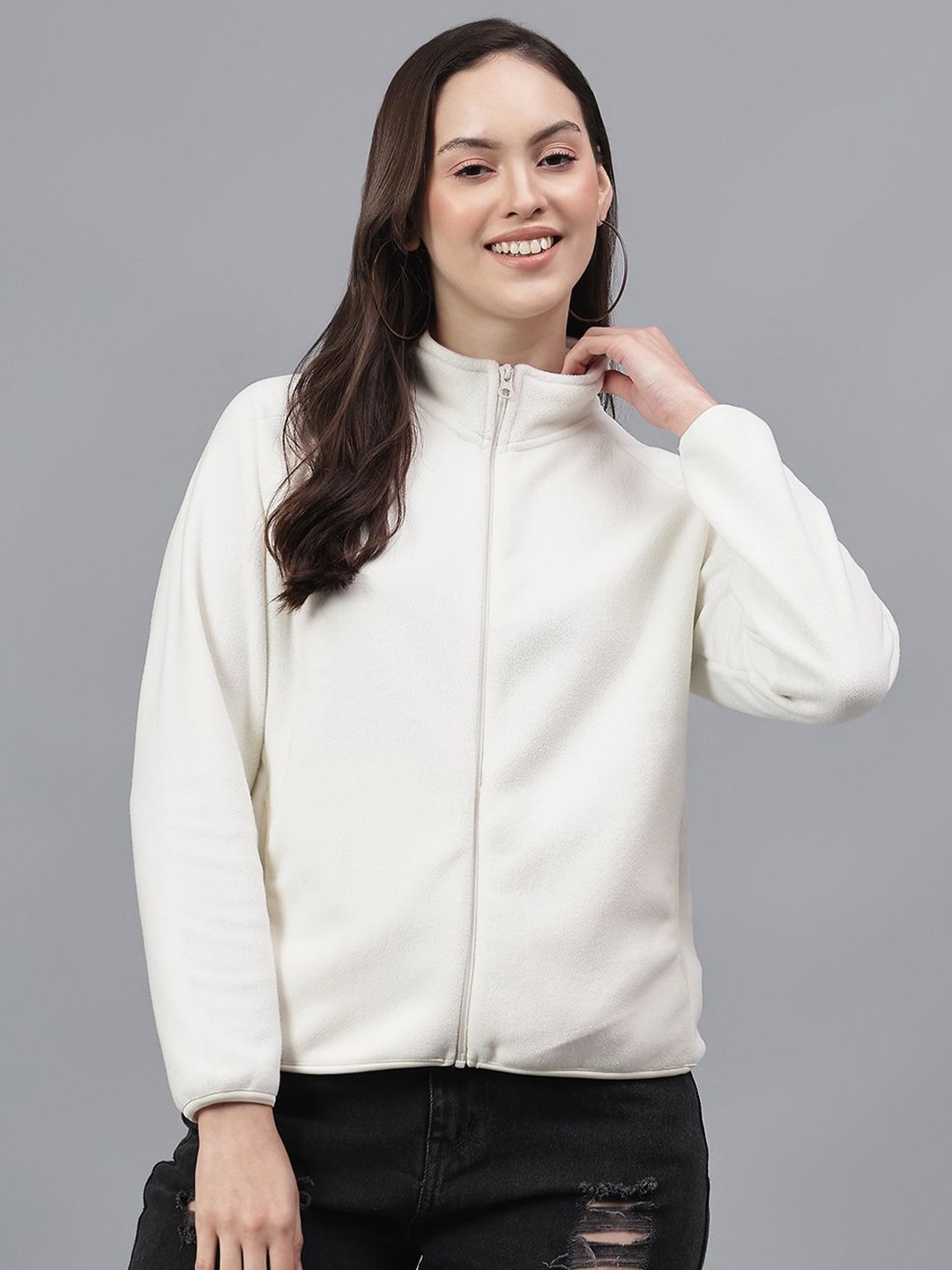 

Cantabil Women Sweatshirt, White