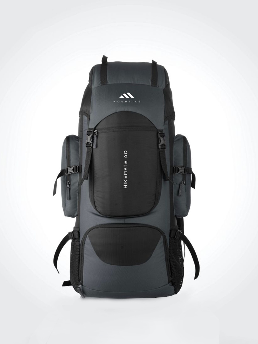 

MOUNTILE Hike Mate Rucksack Travel Backpack - 60L, Grey