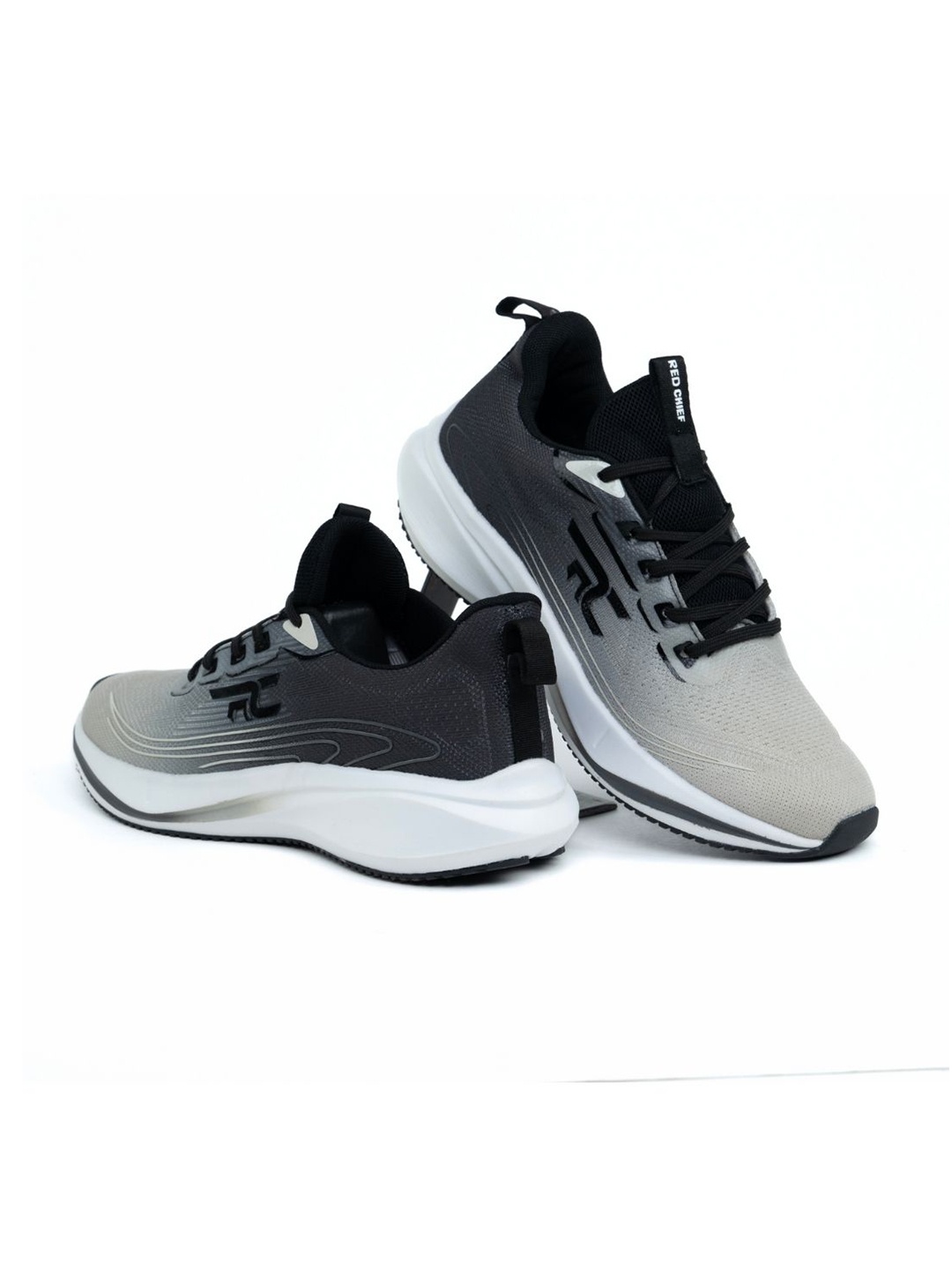 

Red Chief Men Mesh Running Non-Marking Shoes, Grey