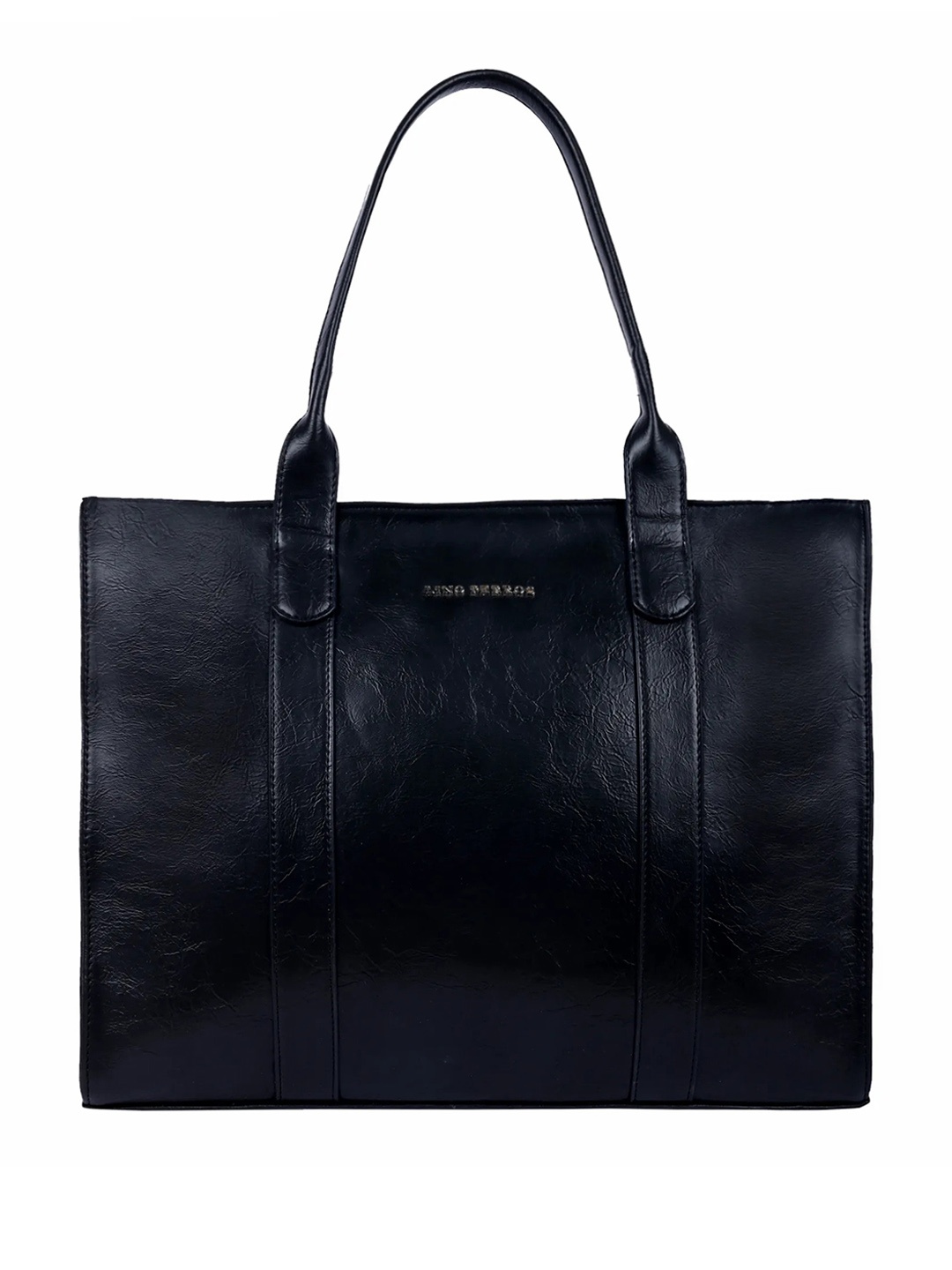 

Lino Perros Structured Laptop Shoulder Bag, Black
