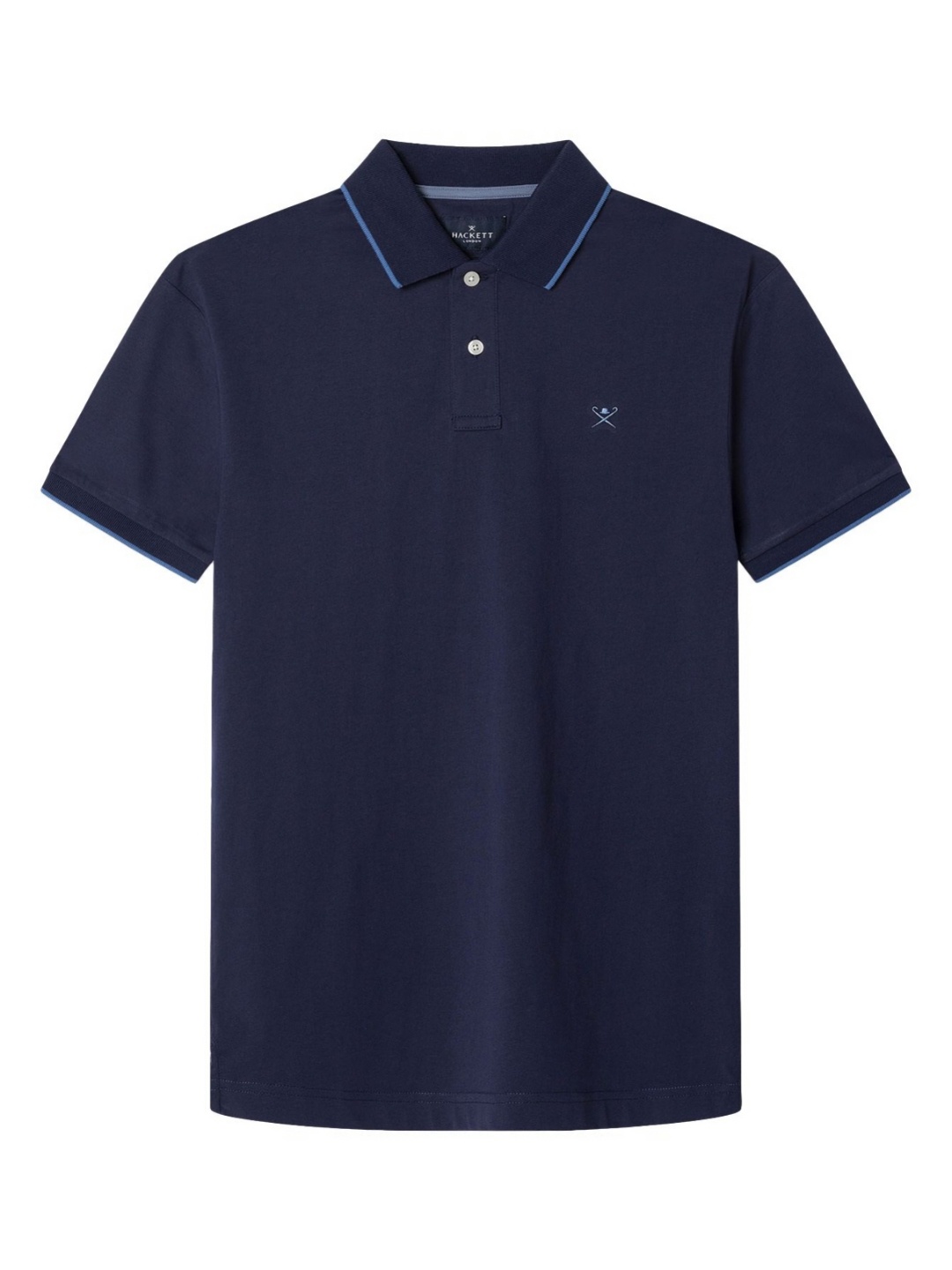 

HACKETT LONDON Men Polo Collar Pockets T-shirt, Blue