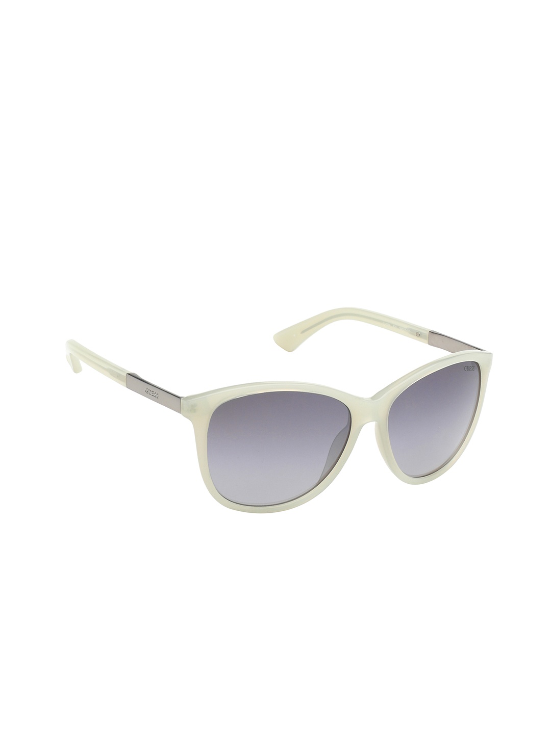 

GUESS Women Oval Sunglasses with UV Protected Lens, Grey