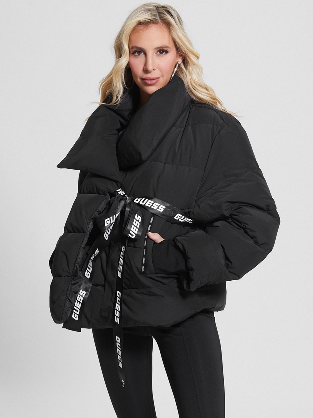 

GUESS Women Puffer Jacket, Black