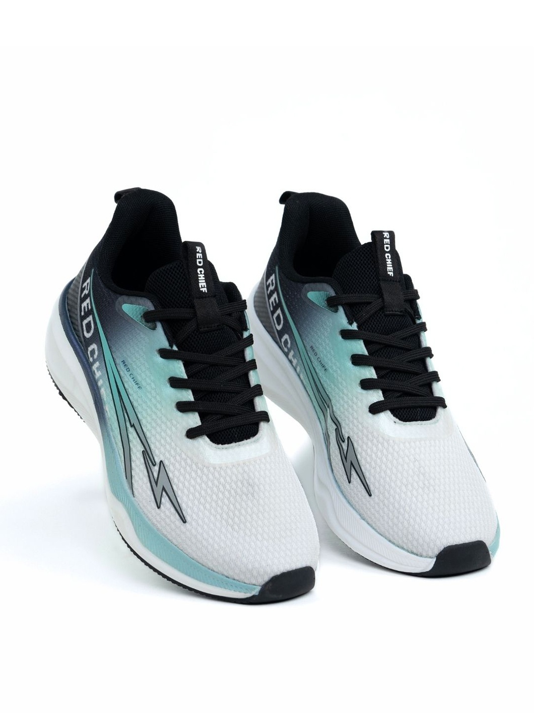 

Red Chief Men Mesh Running Non-Marking Shoes, Black