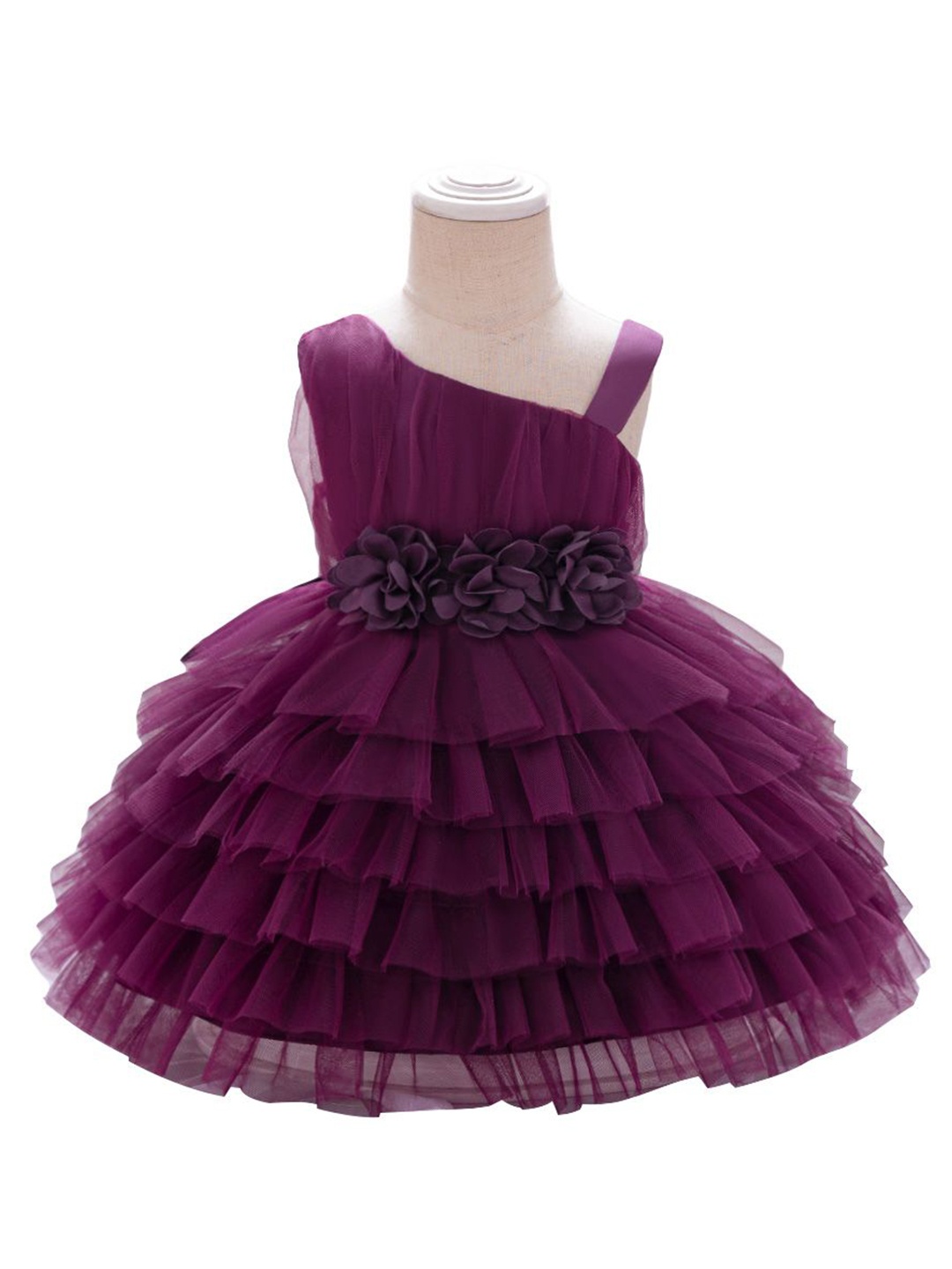 

StyleCast x Revolte Ruffled A-Line Dress, Purple