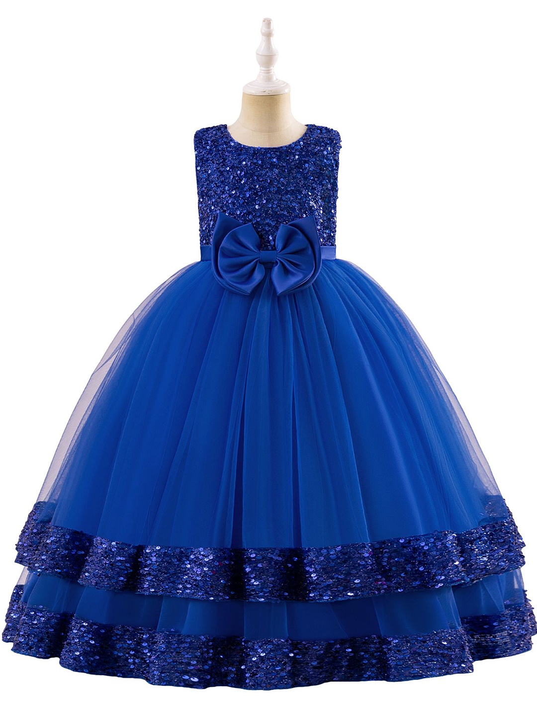 

StyleCast x Revolte Girls Embellished Gown Maxi Dress, Blue