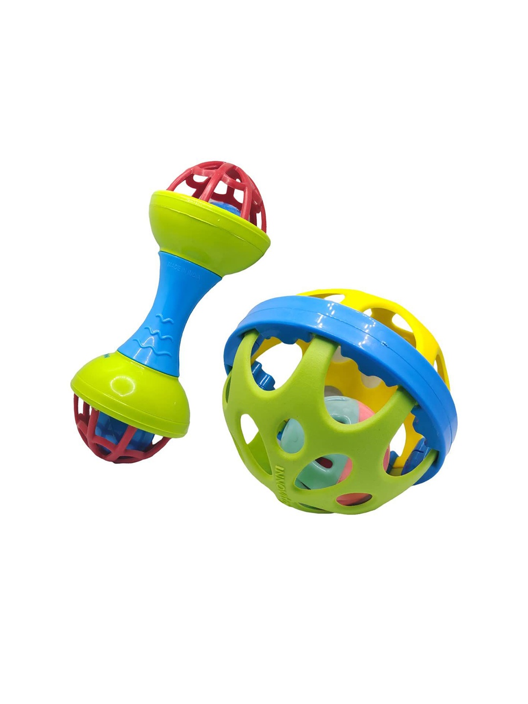

OPINA BPA Free Rattle Toy Learning and Development Toys, Yellow