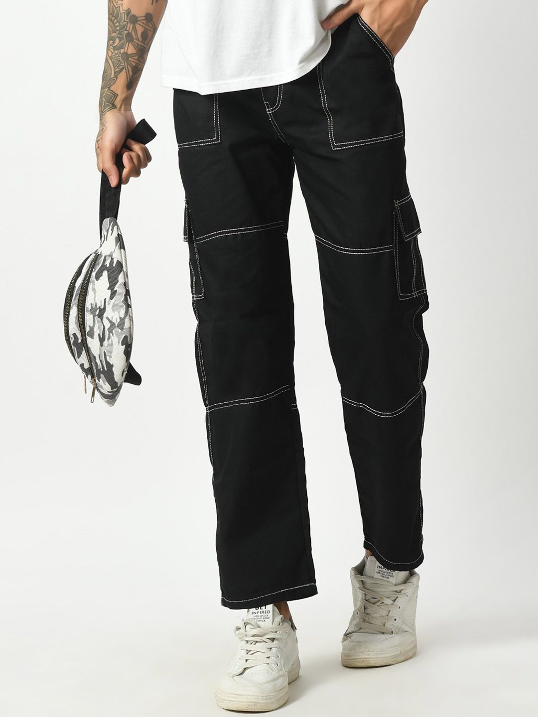 

Moda Rapido Men Classic Stretchable Jeans, Black
