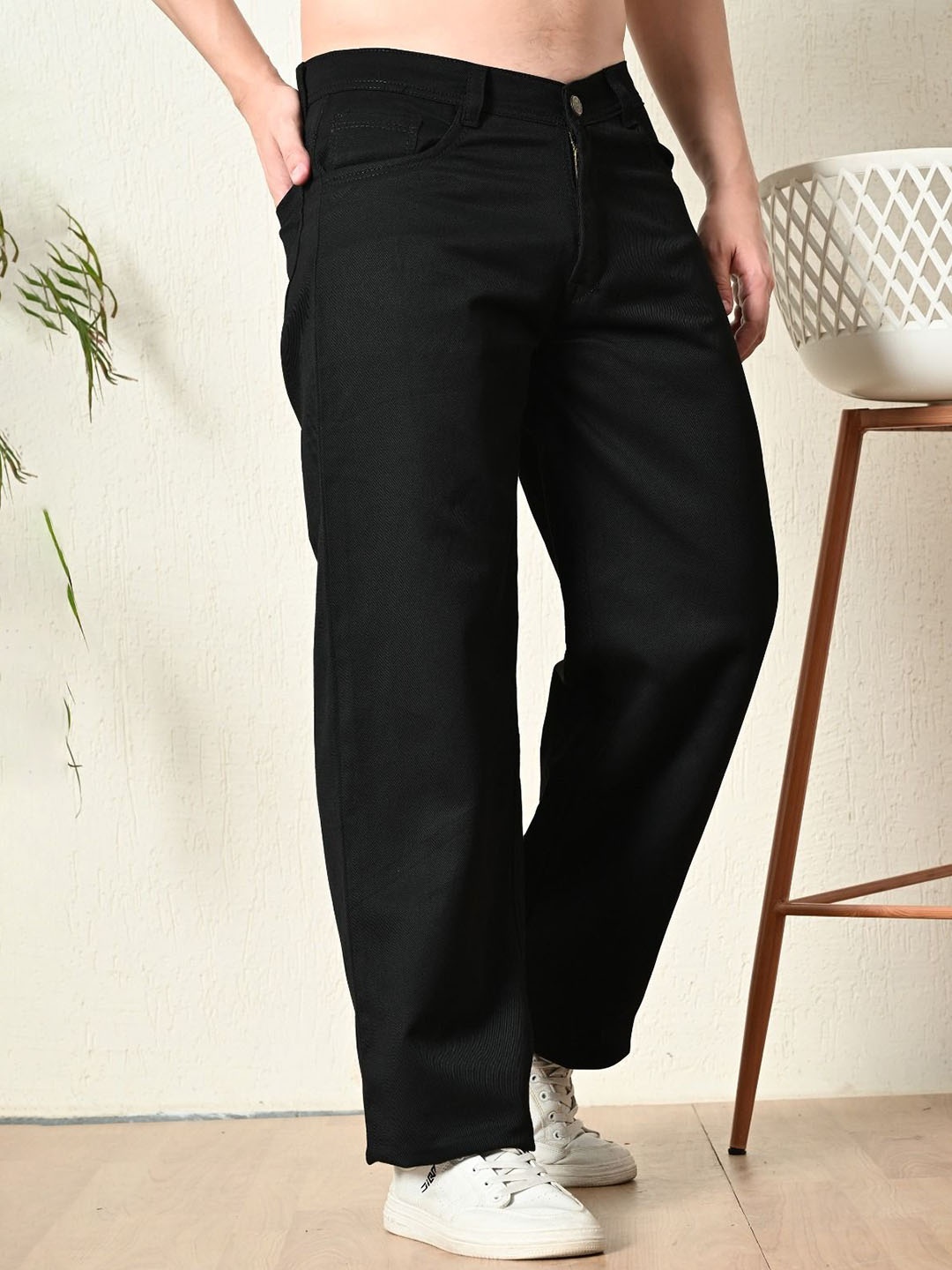 

Moda Rapido Men Classic Stretchable Jeans, Black