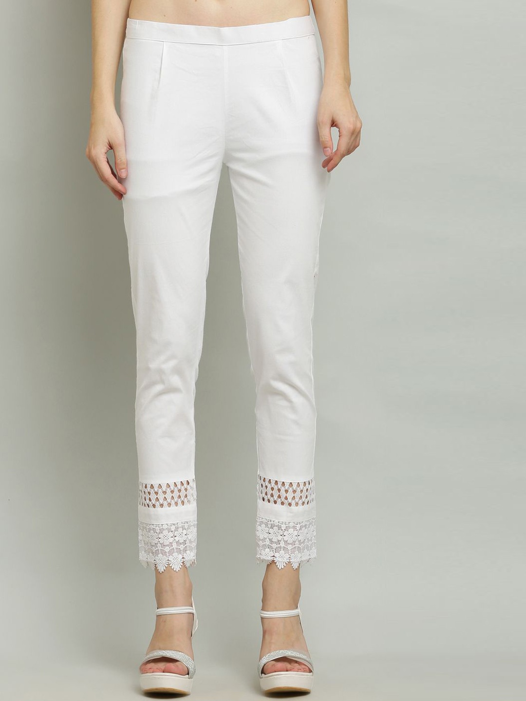 

Sellingsea Women Trousers, White