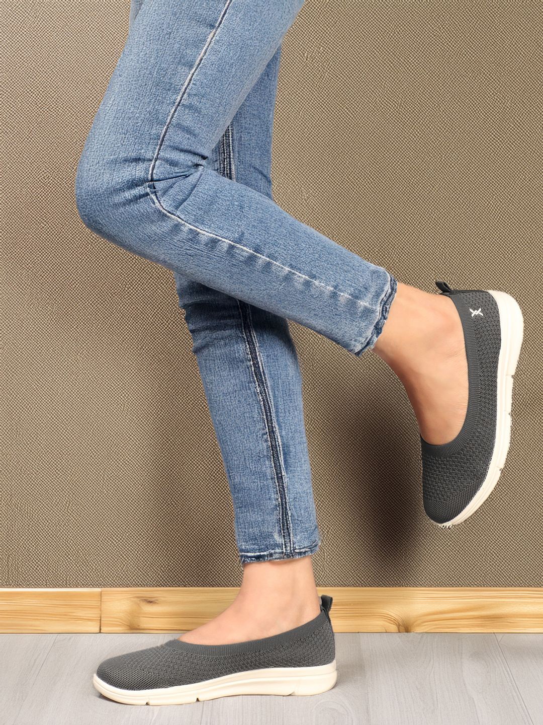 

Carlton London sports Women Ballerinas Flats, Grey