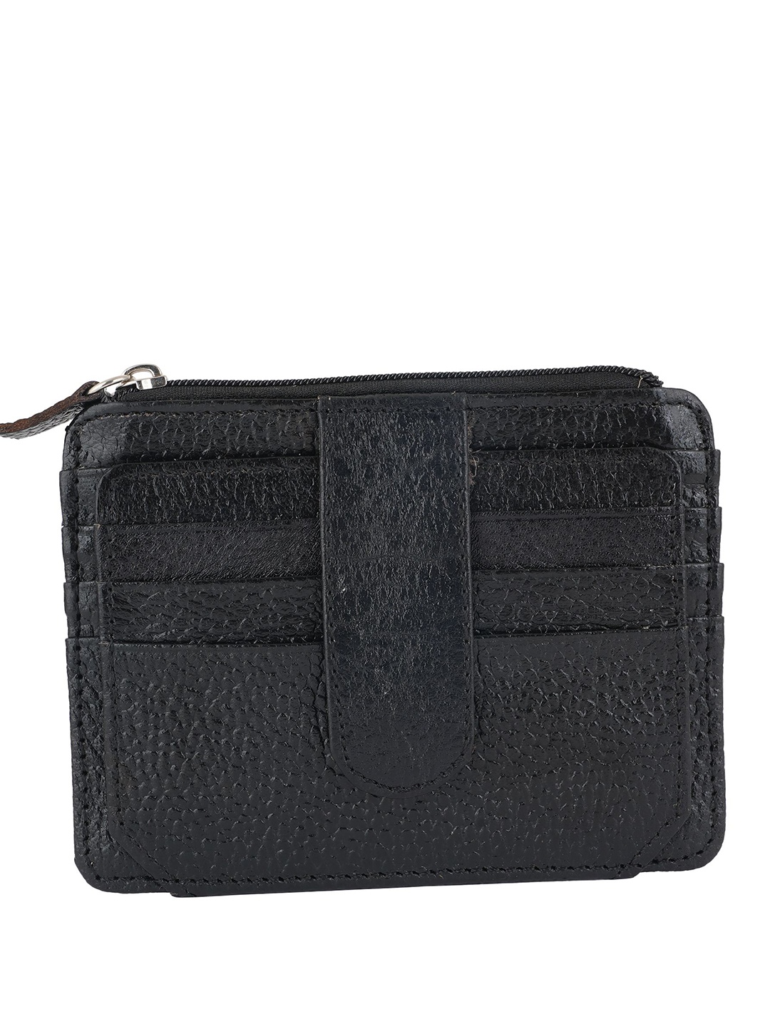 

CLARABAE Men PU Two Fold Wallet, Black