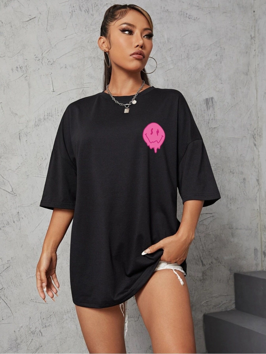 

SZN Graphic Printed T-shirt, Black
