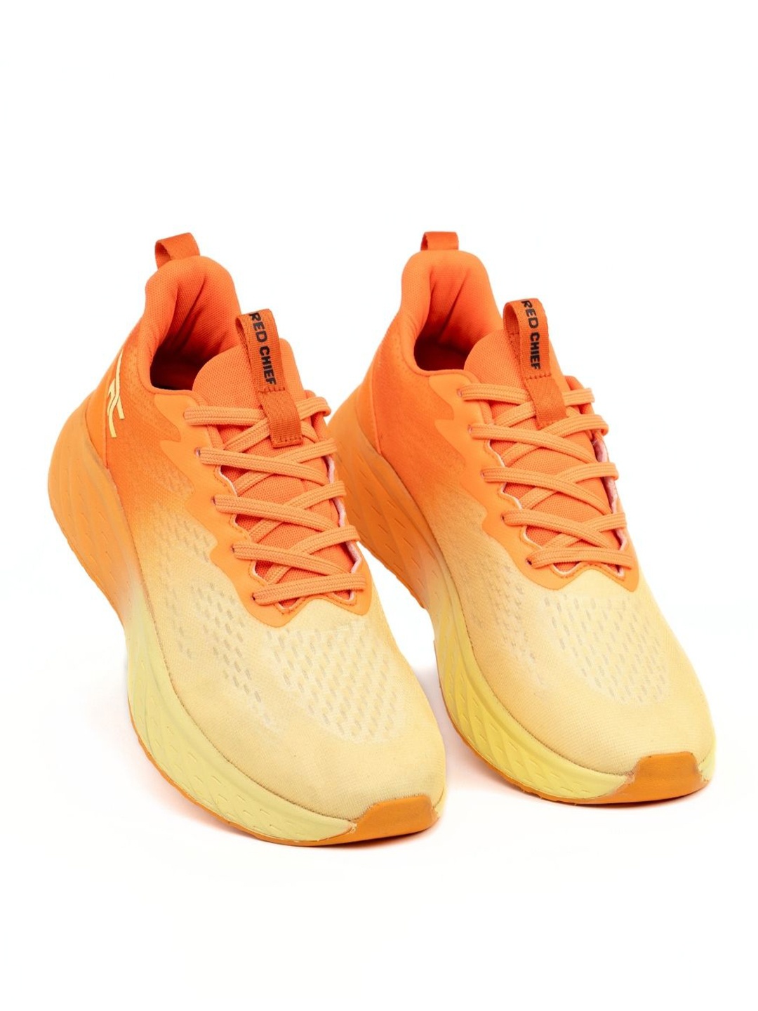 

Red Chief Men Mesh Running Non-Marking Shoes, Orange