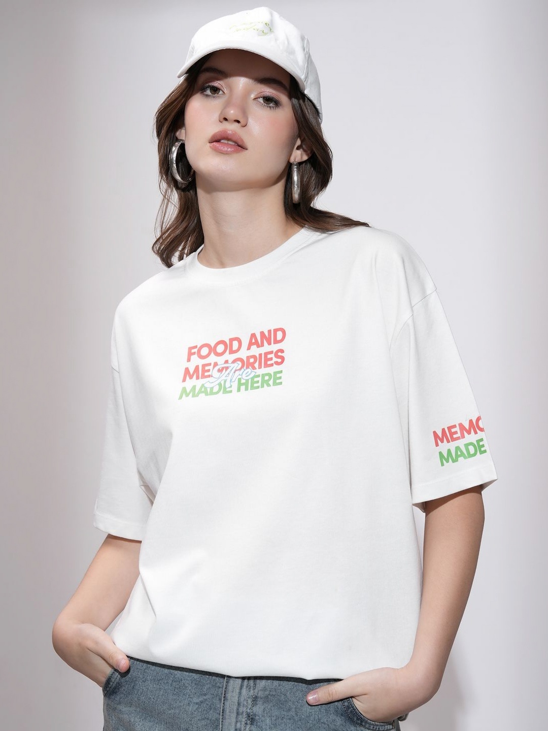 

Street By Tokyo Talkies Women Typography Printed T-shirt, White