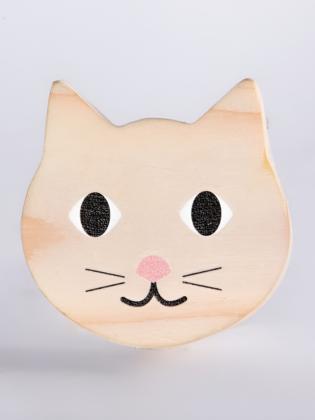 

Pinch of Pretty Brown & Pink Cat Printed Wooden Knob