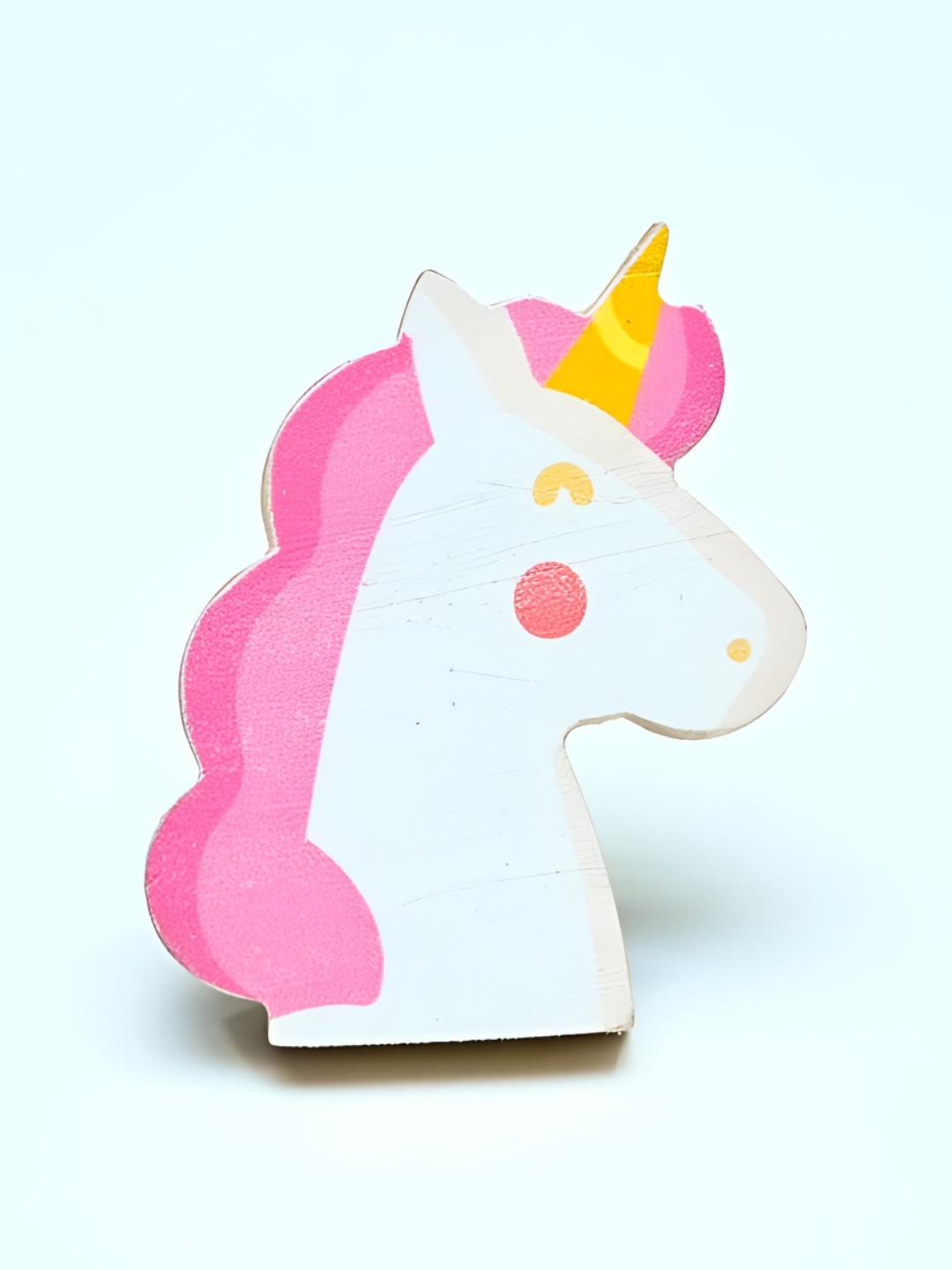 

Pinch of Pretty Pink and White Unicorn Printed Wooden Knob