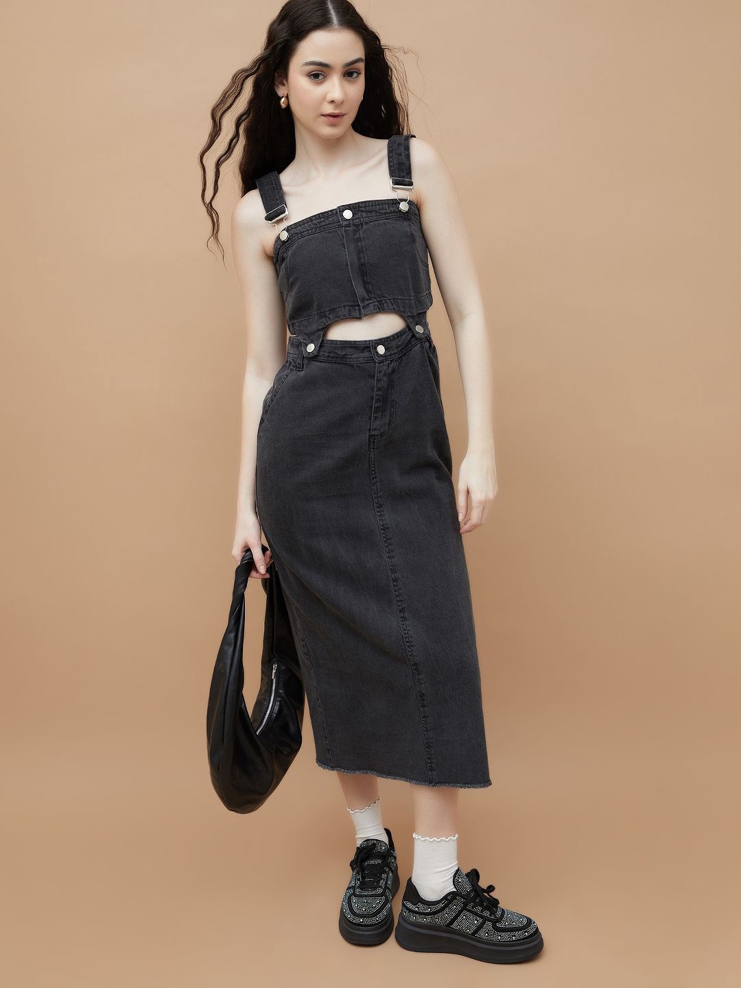 

Ginger by Lifestyle A-Line Midi Dress, Black