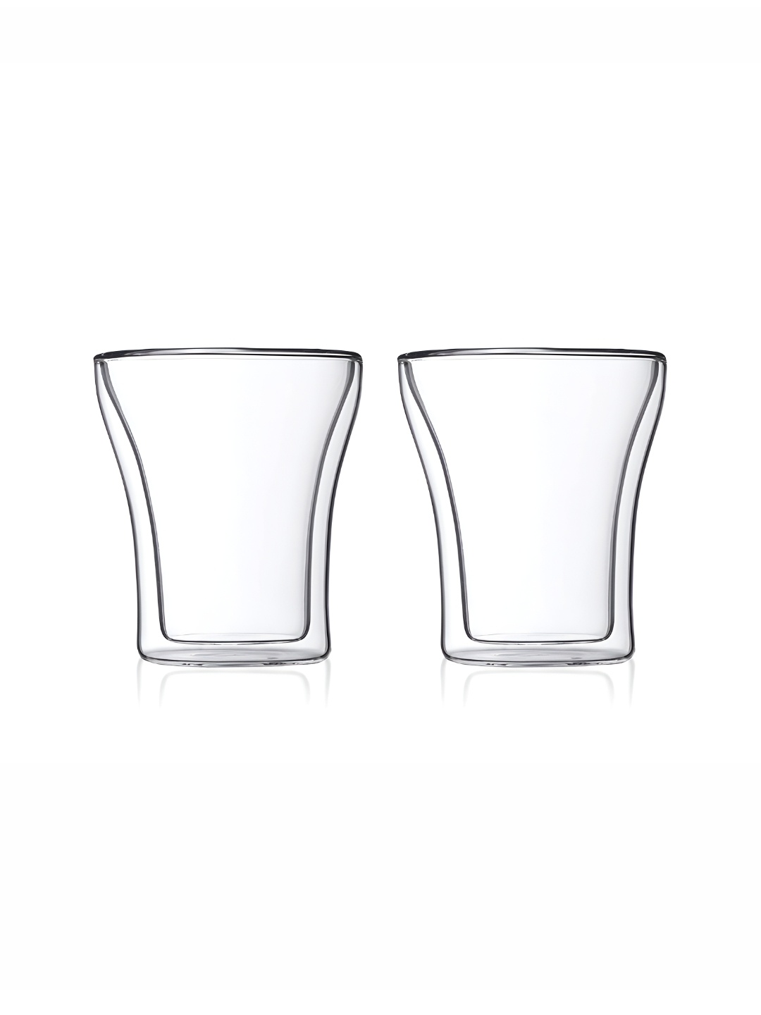 

Baskety Transparent Solid Glass Glossy Cups Set of Cups and Mugs