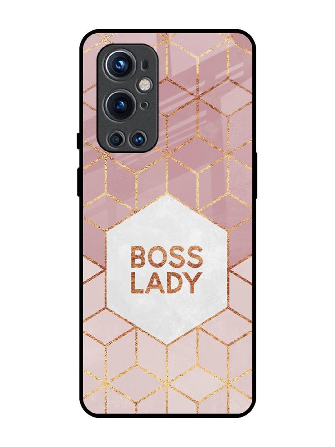 

QRIOH Quirky Printed OnePlus 9 pro Back Case Mobile Accessories, Pink
