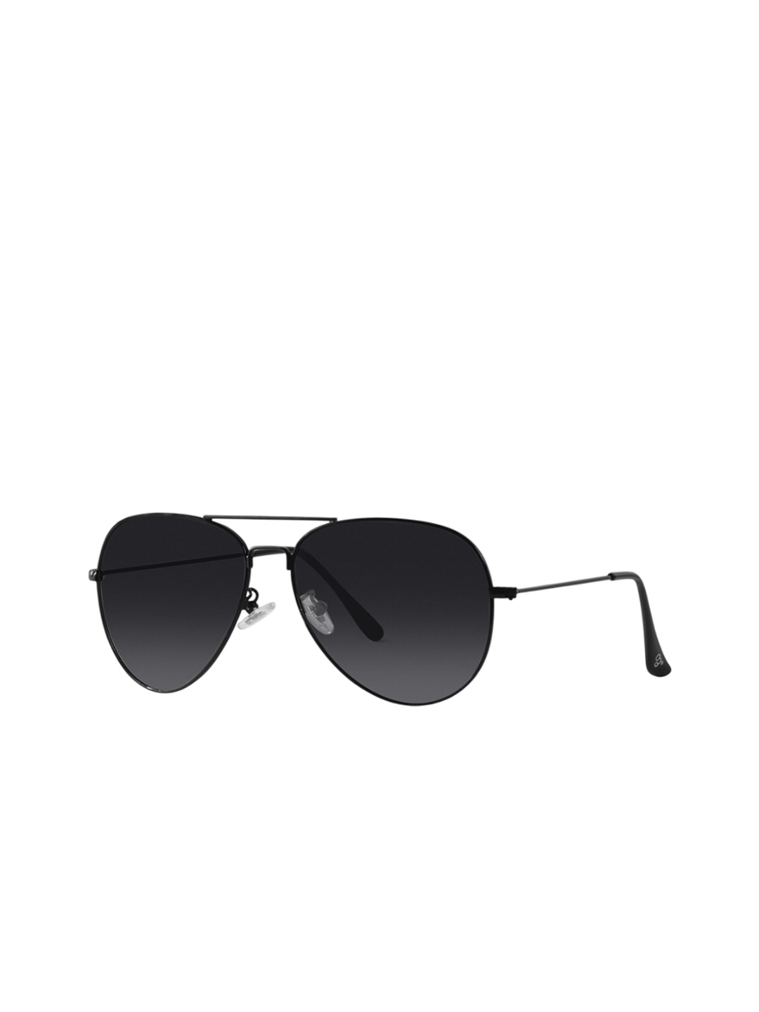 

Woggles Unisex Round Sunglasses with UV Protected Lens, Black