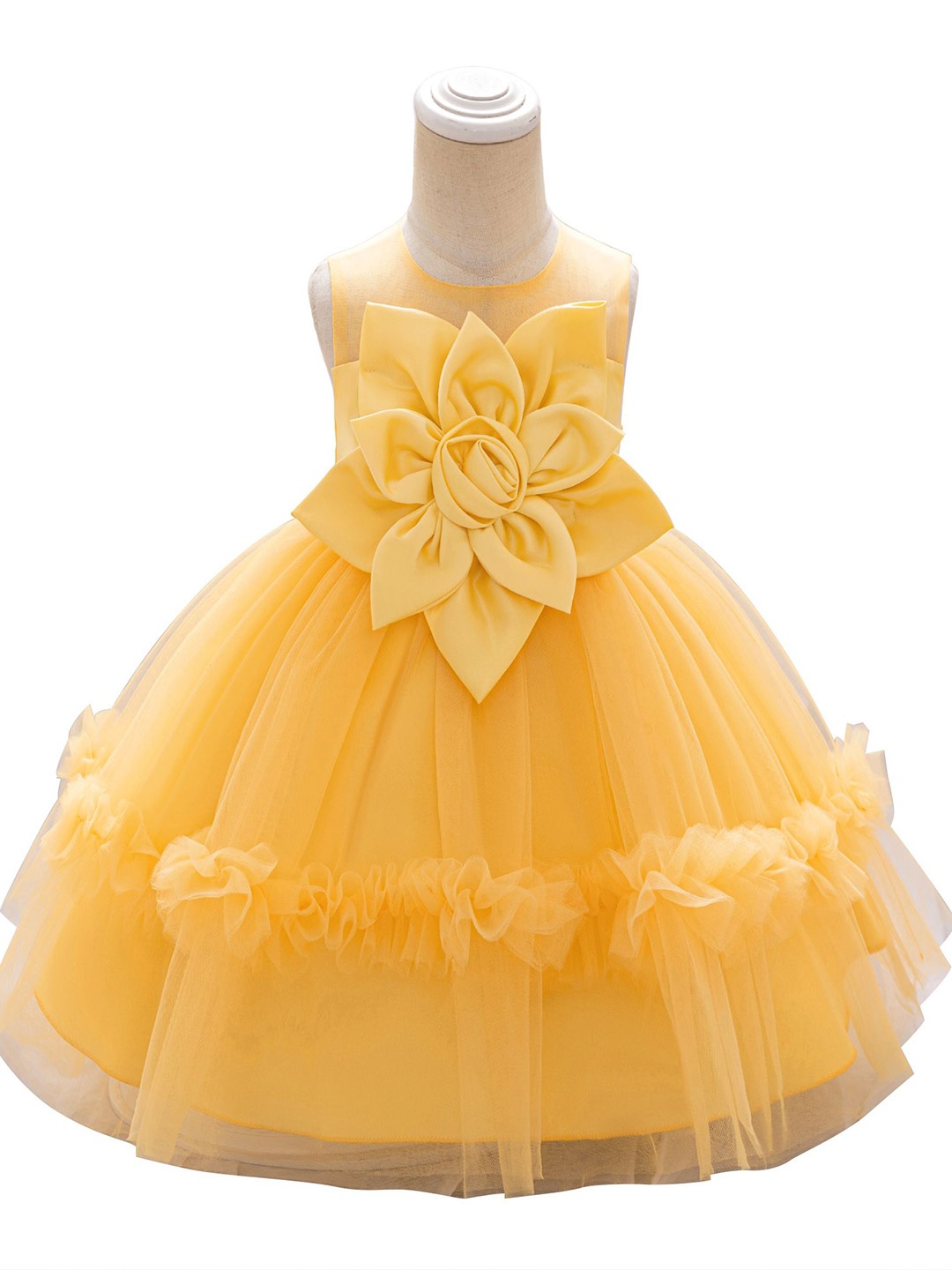 

StyleCast x Revolte Ruffled A-Line Dress, Yellow