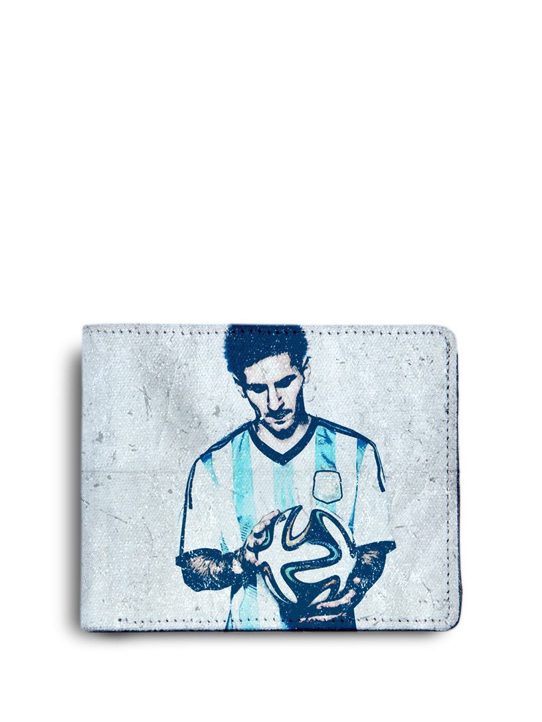 

ShopMantra Men Printed PU Two Fold Wallet, White