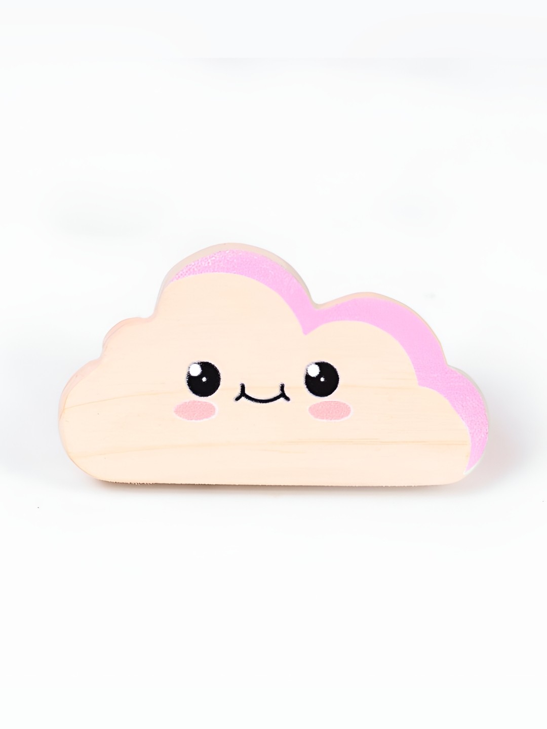 

Pinch of Pretty Brown & Pink Wooden Cloud Knob
