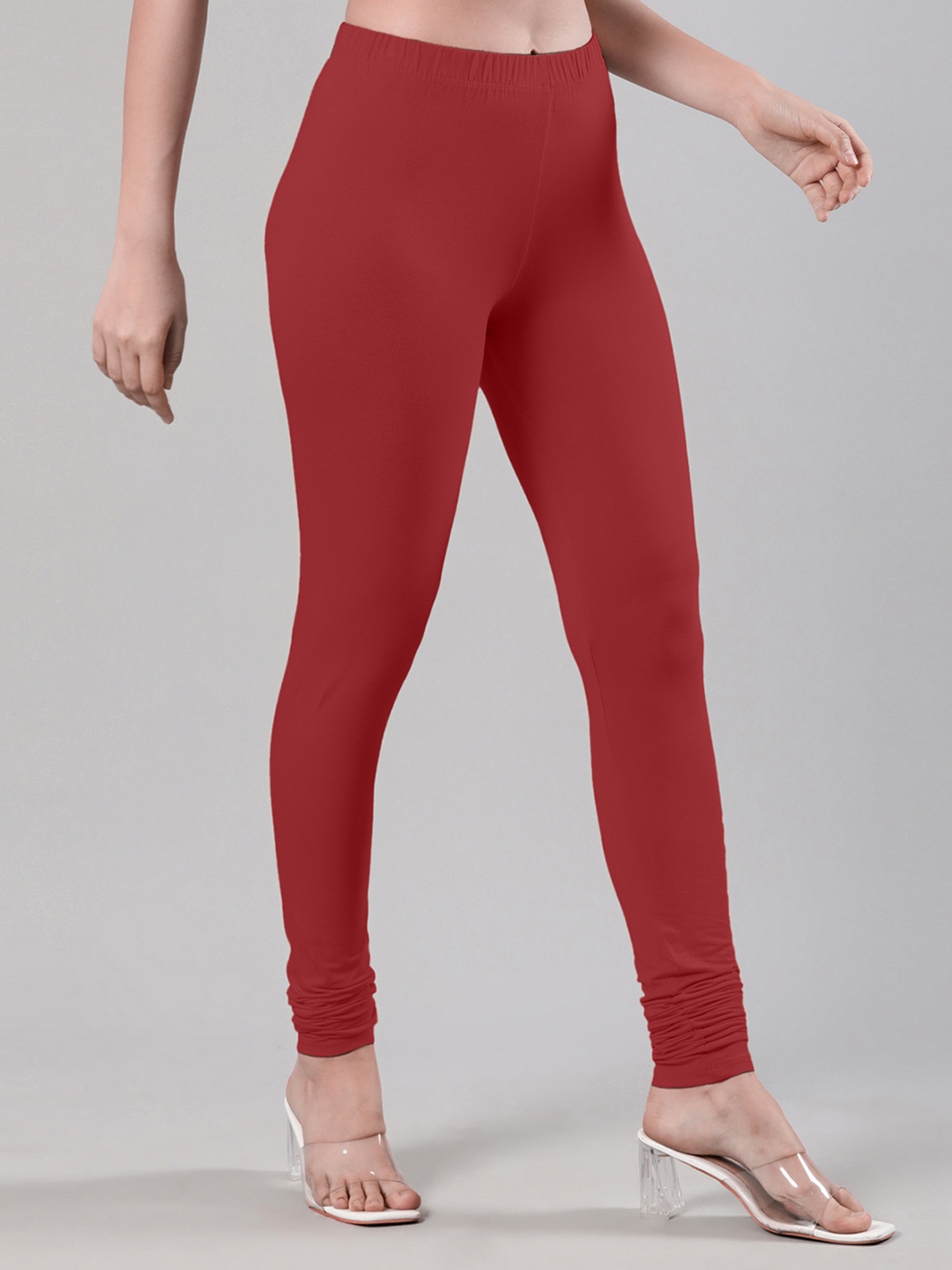 

Femmora Churidar Length Leggings, Maroon