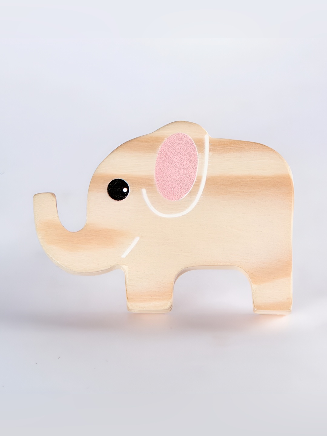 

Pinch of Pretty Brown & Pink Wooden Elelphant Knob