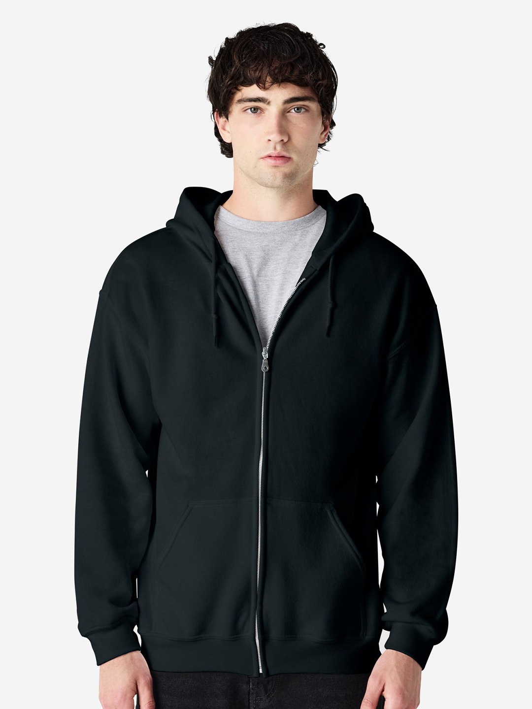 

Gildan Men Hooded Sweatshirt, Black