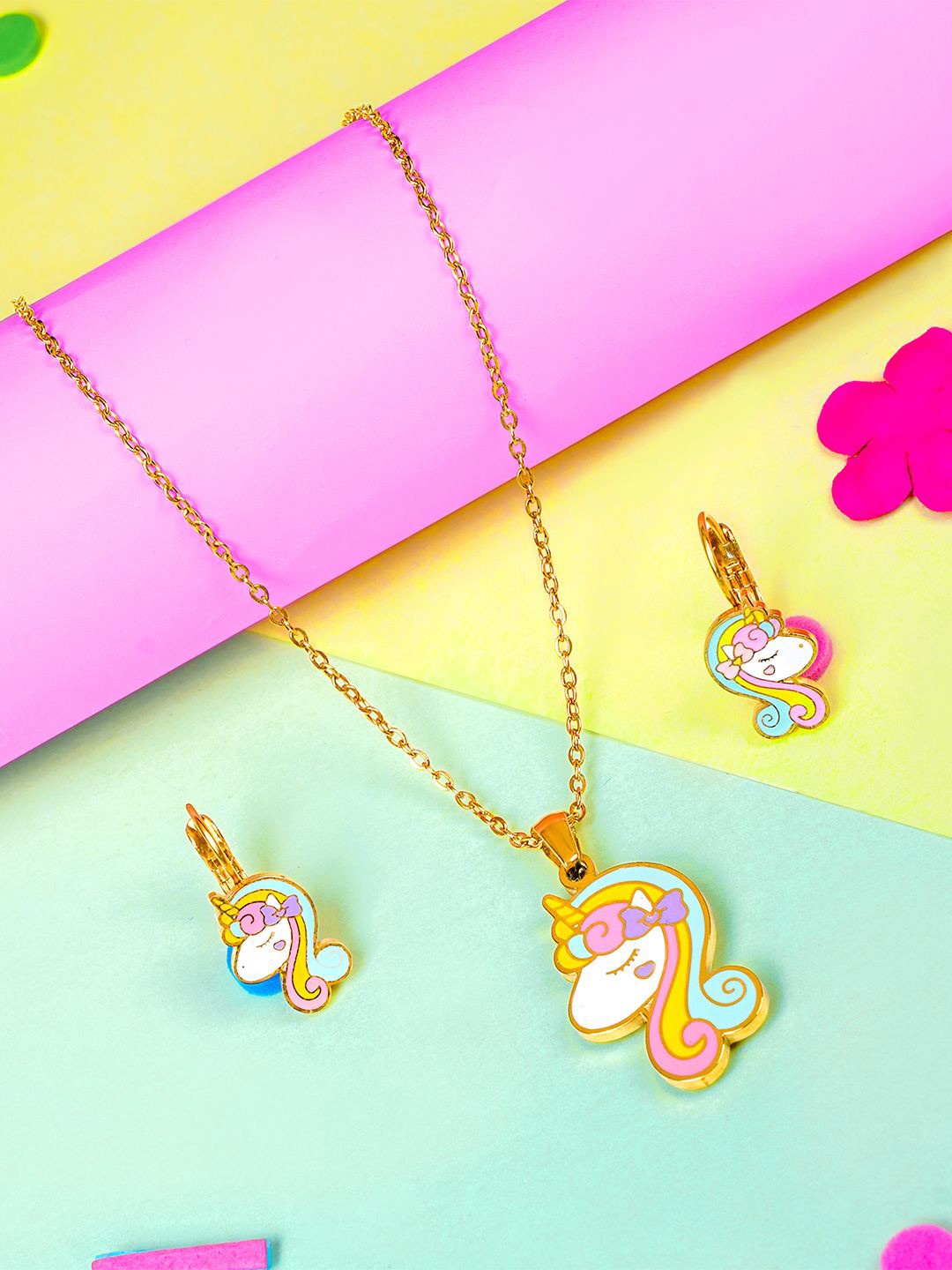 

SWASHAA Gold-Plated Jewellery Set