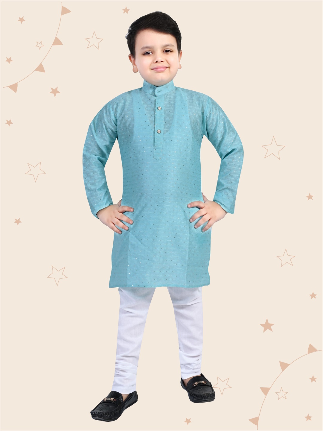 

Kidotsav Boys Kurta with Pyjamas &, Blue