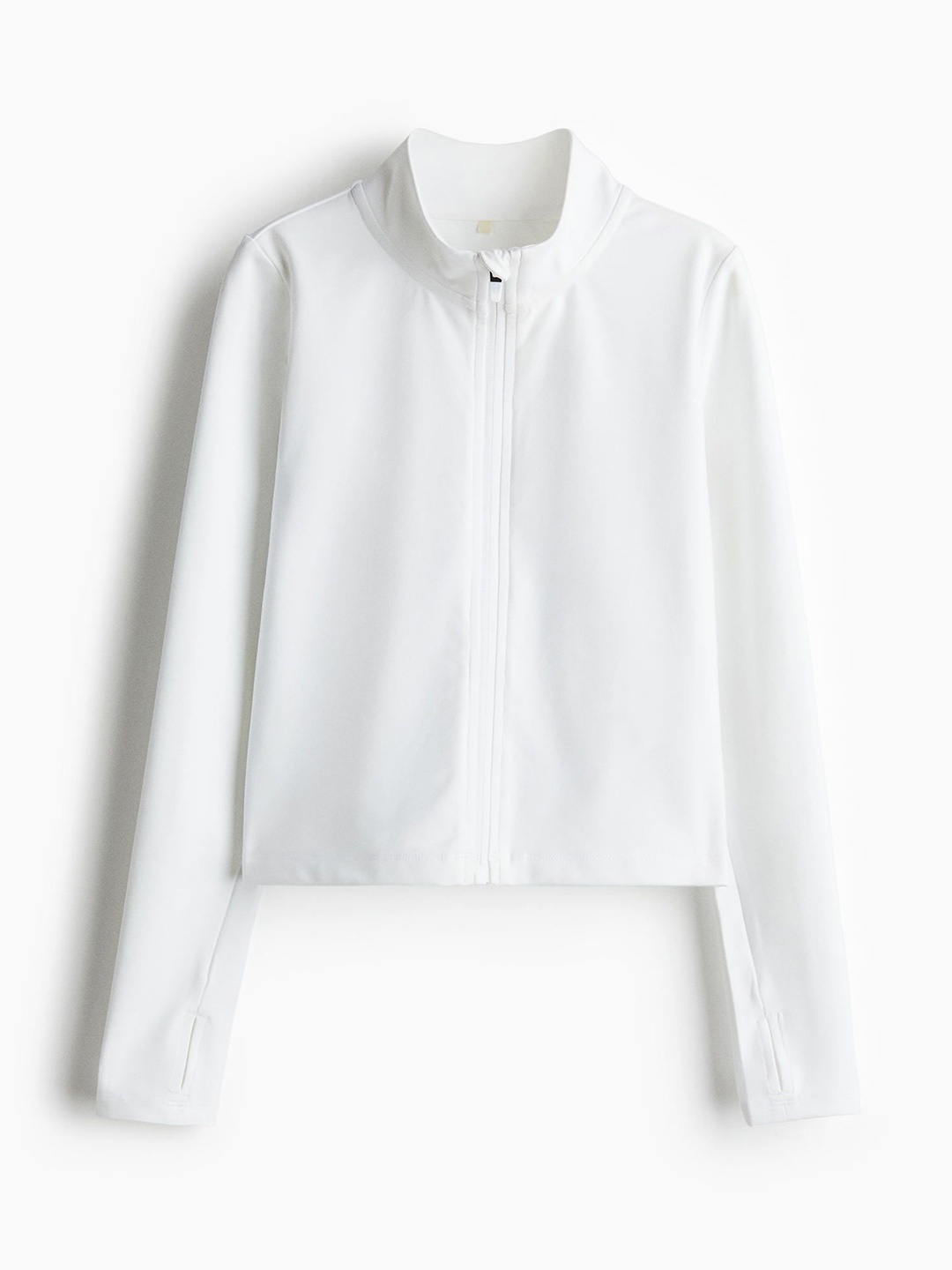 

H&M Sports Jacket With SoftMove, White