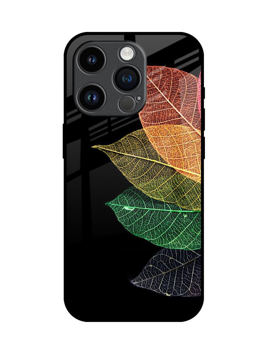 

QRIOH Quirky Printed iPhone 14 Pro Back Case Mobile Accessories, Black