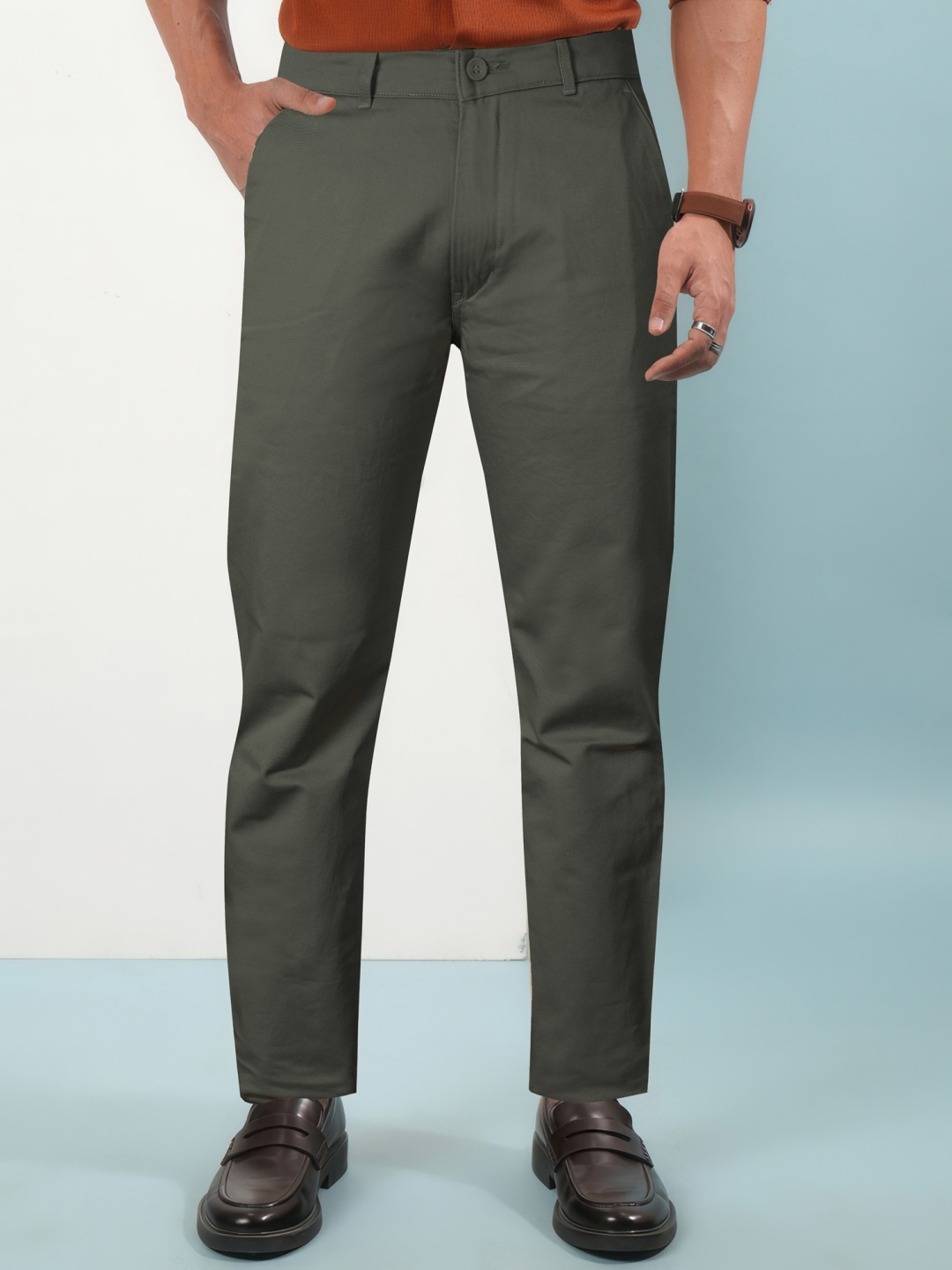 

Jb Just BLACK Men Urban Slim Trousers, Grey