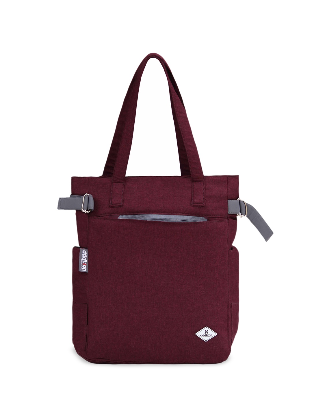 

Addixon Structured Shoulder Bag with Applique, Maroon