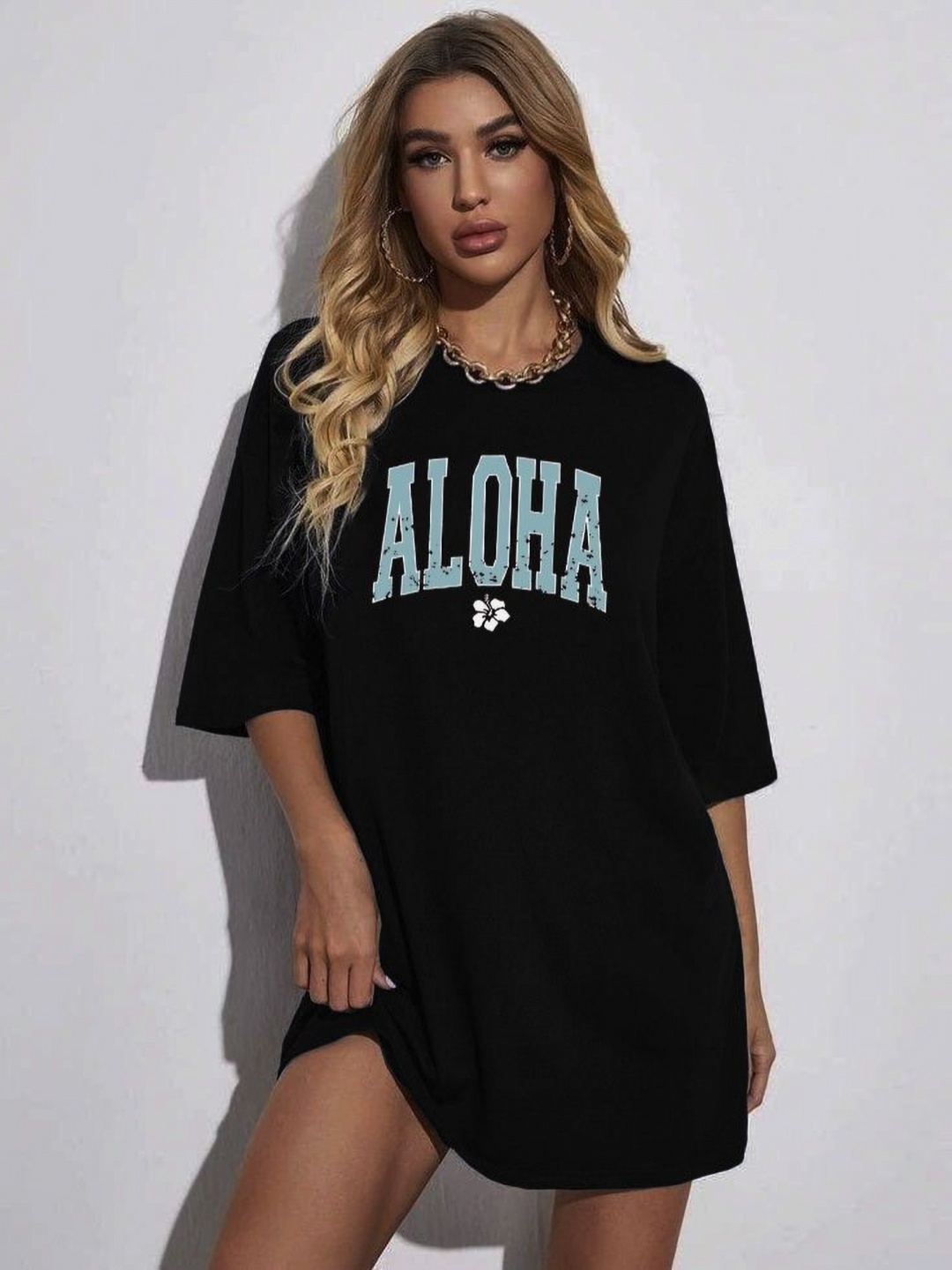 

SZN Typography Printed T-shirt, Black