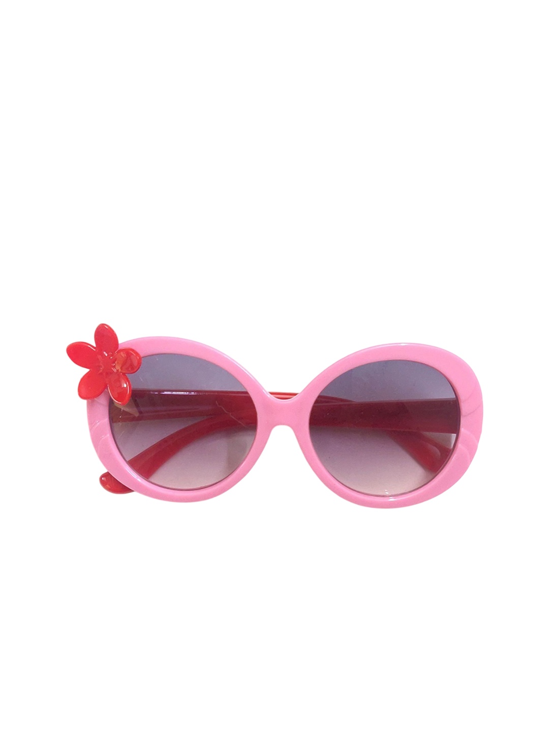 

SHOP FRENZY Unisex Kids Round Sunglasses with UV Protected Lens, Black