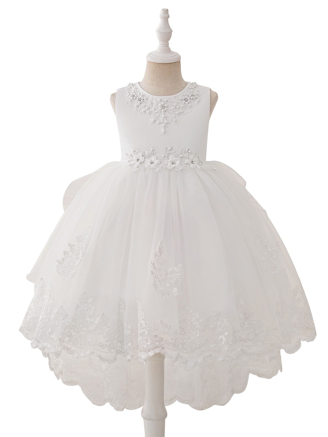 

StyleCast x Revolte Embellished Net A-Line Dress, White