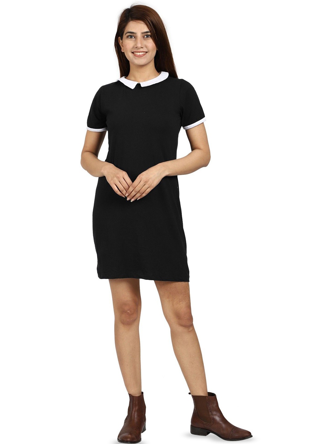 

ROARERS A-Line Dress, Black