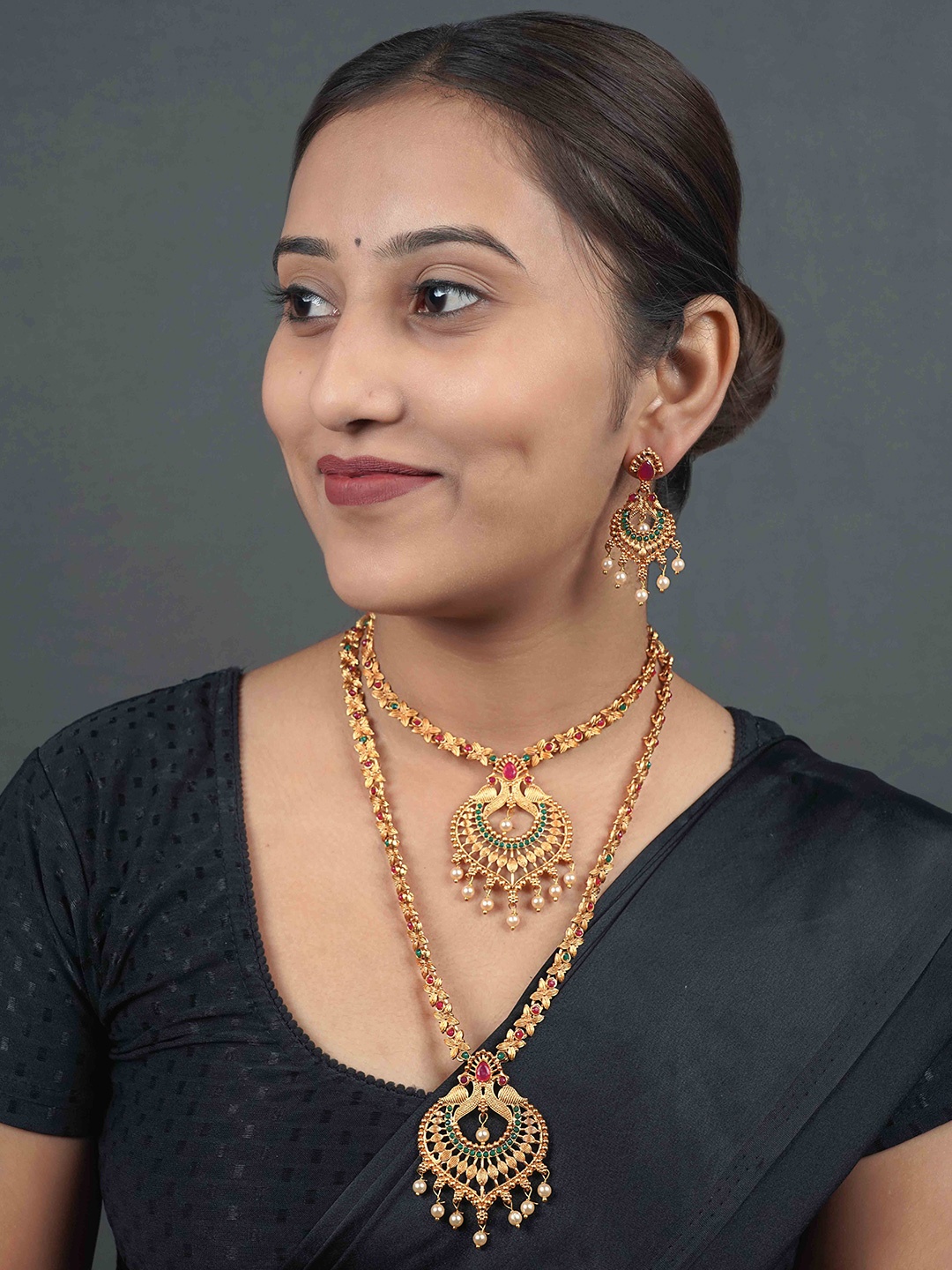 

LAFORWORD Gold-Plated Handcrafted Necklace