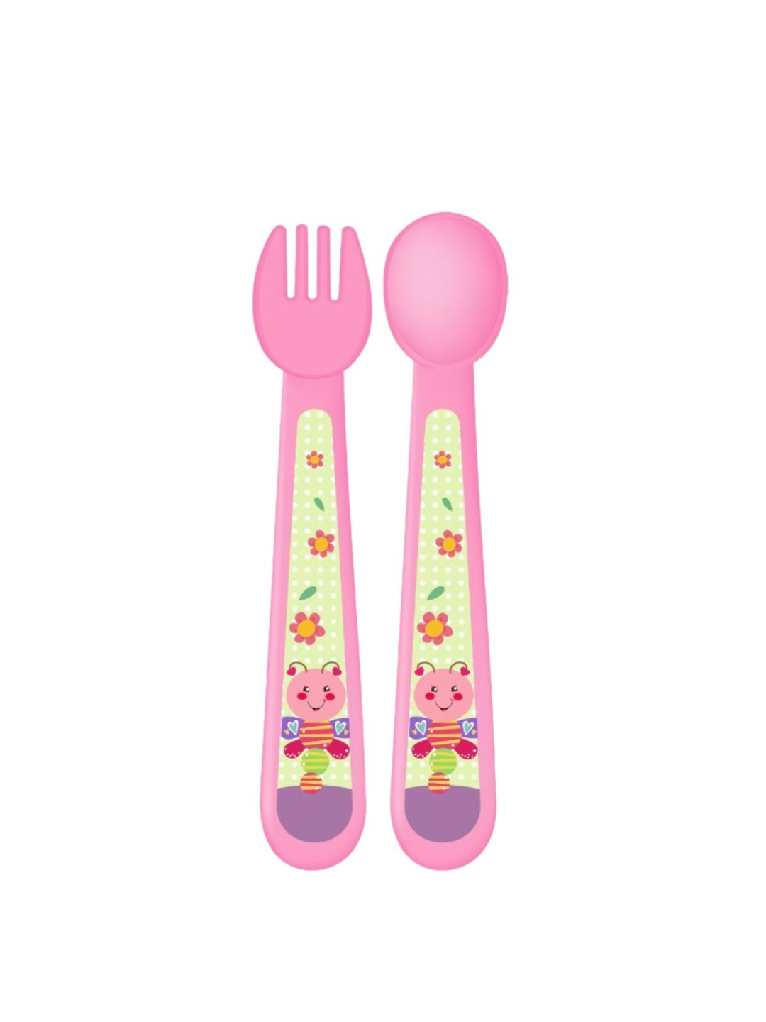 

Adore Pink Kids Feeding Spoon & Fork Set