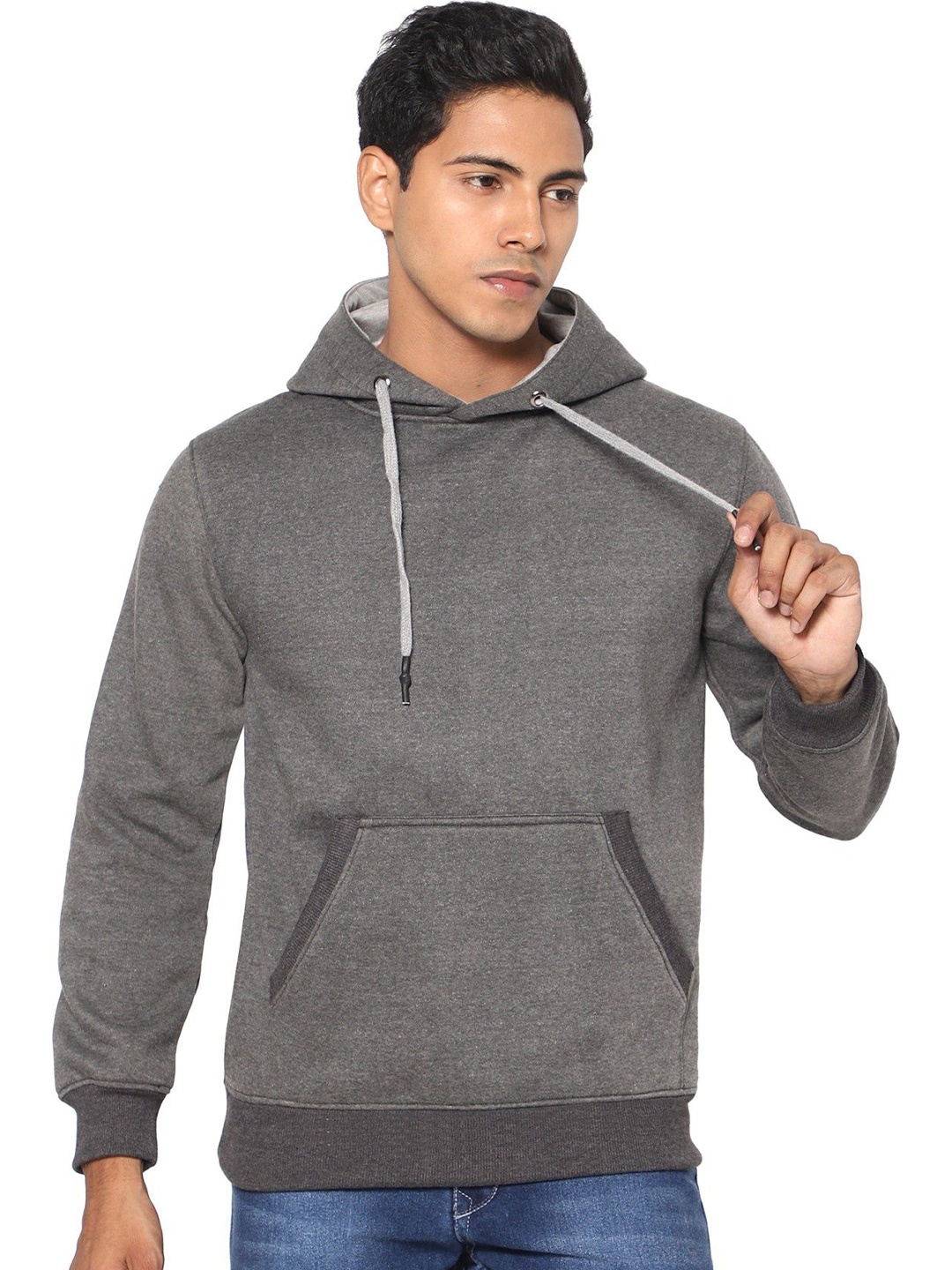 

TCI Men Hooded Sweatshirt, Grey