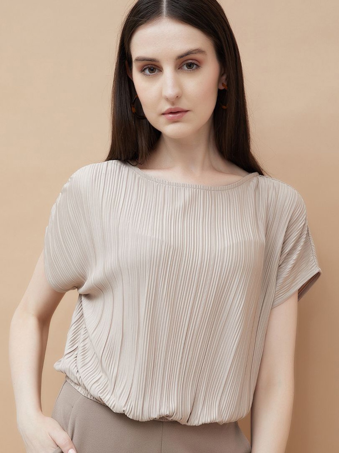 

CODE by Lifestyle Top, Beige