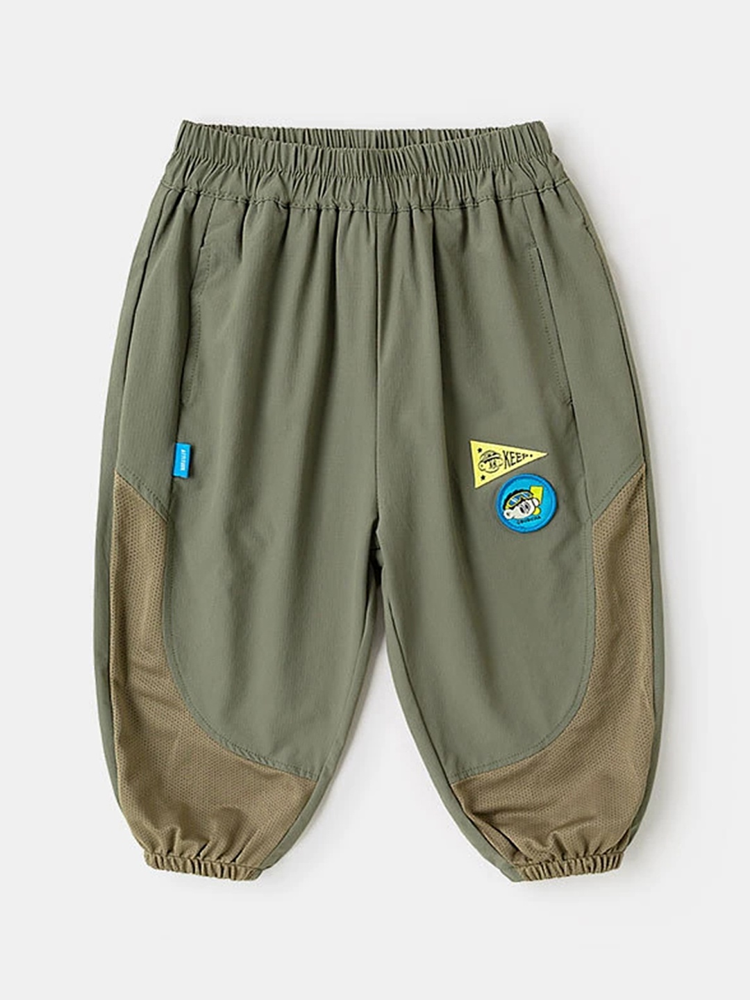 

LULU & SKY Boys High-Rise Trousers, Green