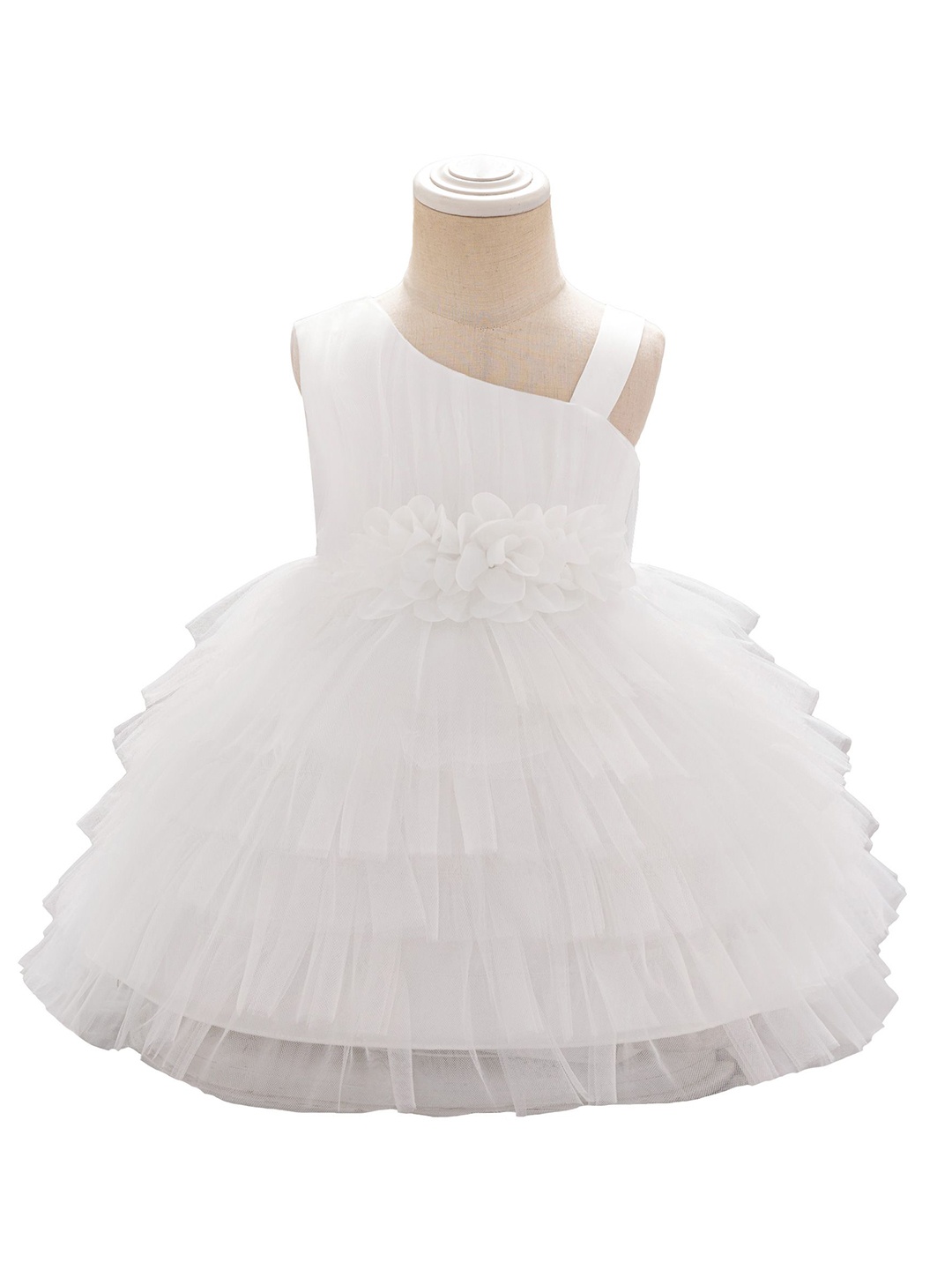 

StyleCast x Revolte Ruffled A-Line Dress, White